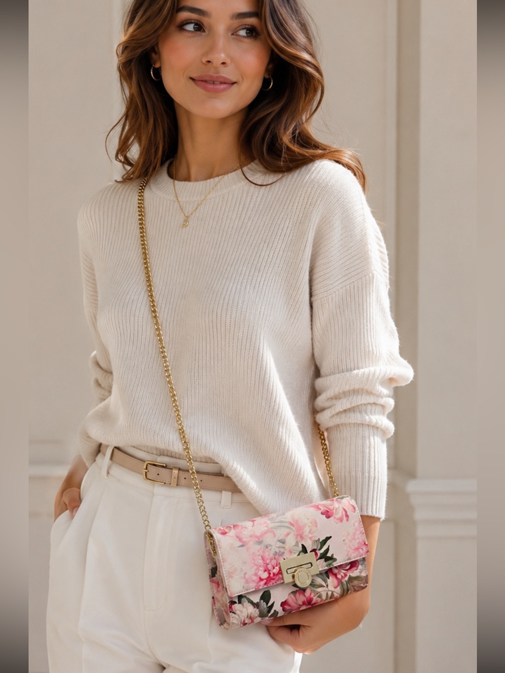 Ted Baker 3 Compartment Floral Crossbody NWT